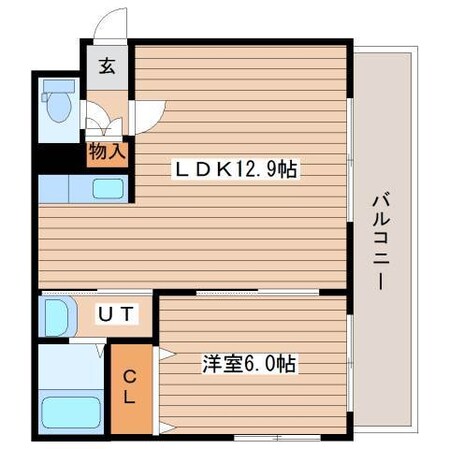 アバンセ二十四軒の物件間取画像